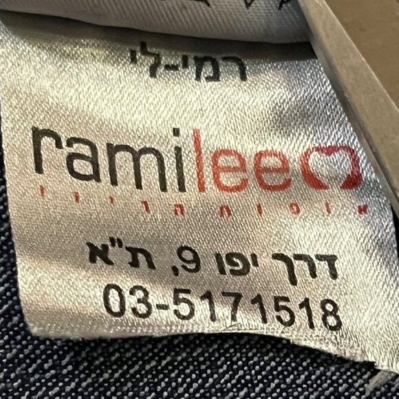 Vintage Ramilee Maternity Cargo Jeans Size 3 M/L 10/12? Stretch Denim Blue Used - Picture 9 of 16